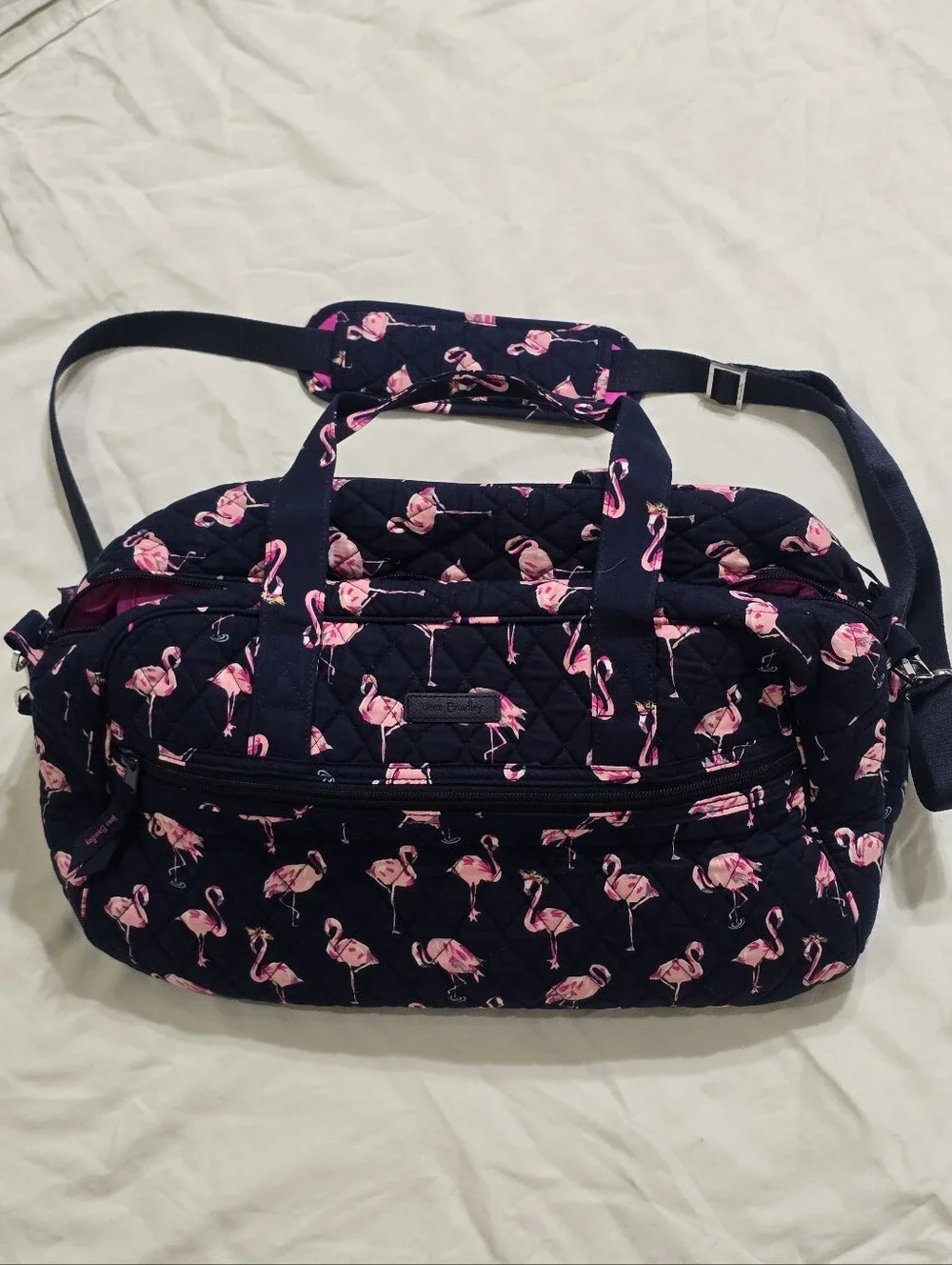 Vera Bradley Flamingo Fiesta Shoulder Strap Bag 16